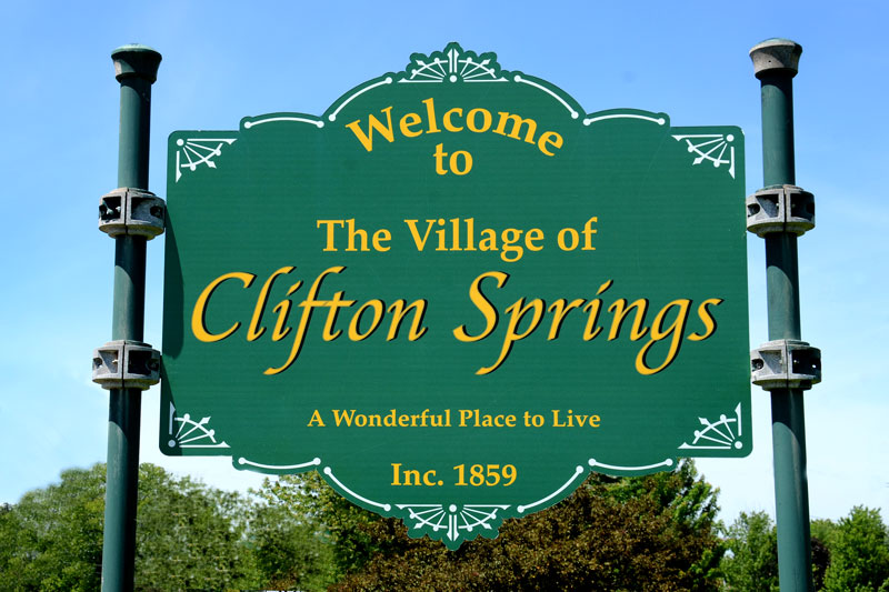 Welcome to Clifton Springs Sign